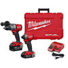 Milwaukee 2997-22CXC Tool M18 FUEL 18V Li-Ion Brushless Cordless Hammer Drill and Impact Driver Combo Kit (2-Tool)