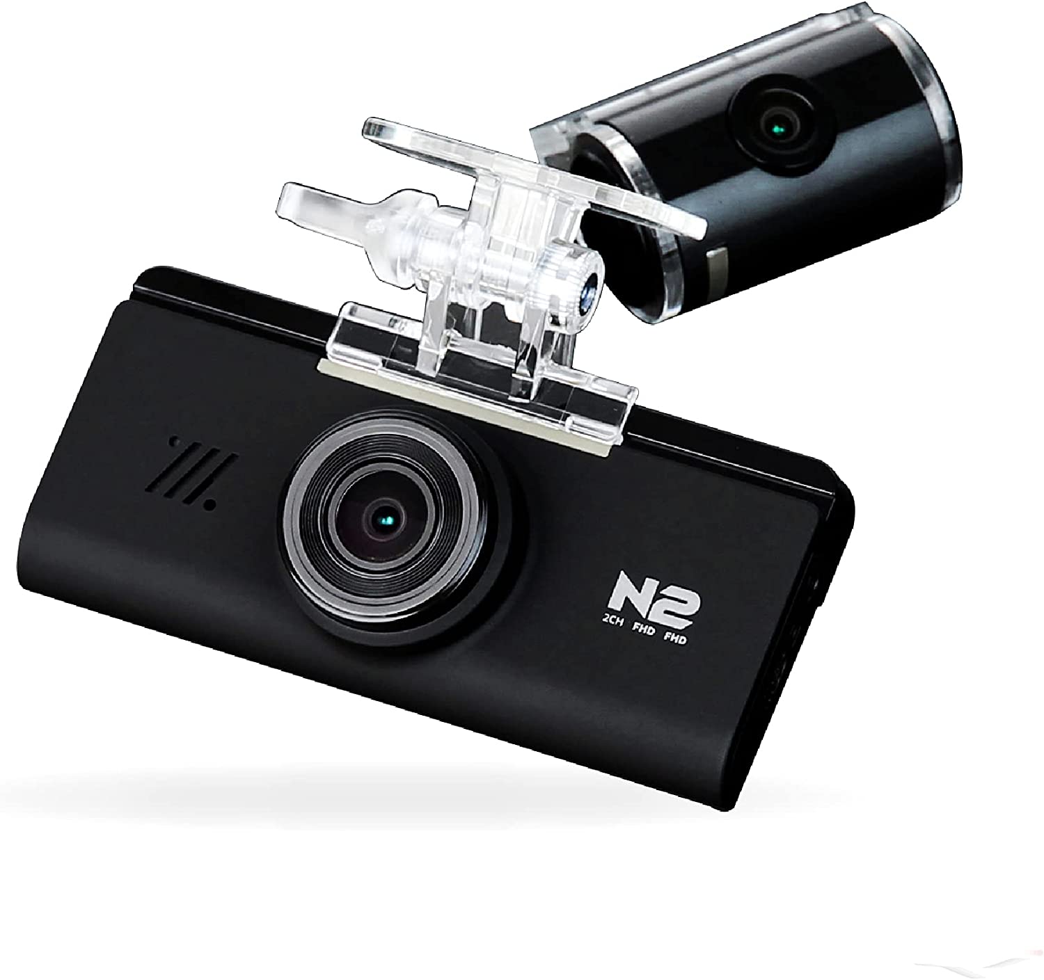 N2 Front And Rear Full HD 1080p Dash Cam with WiFi and Hardwire