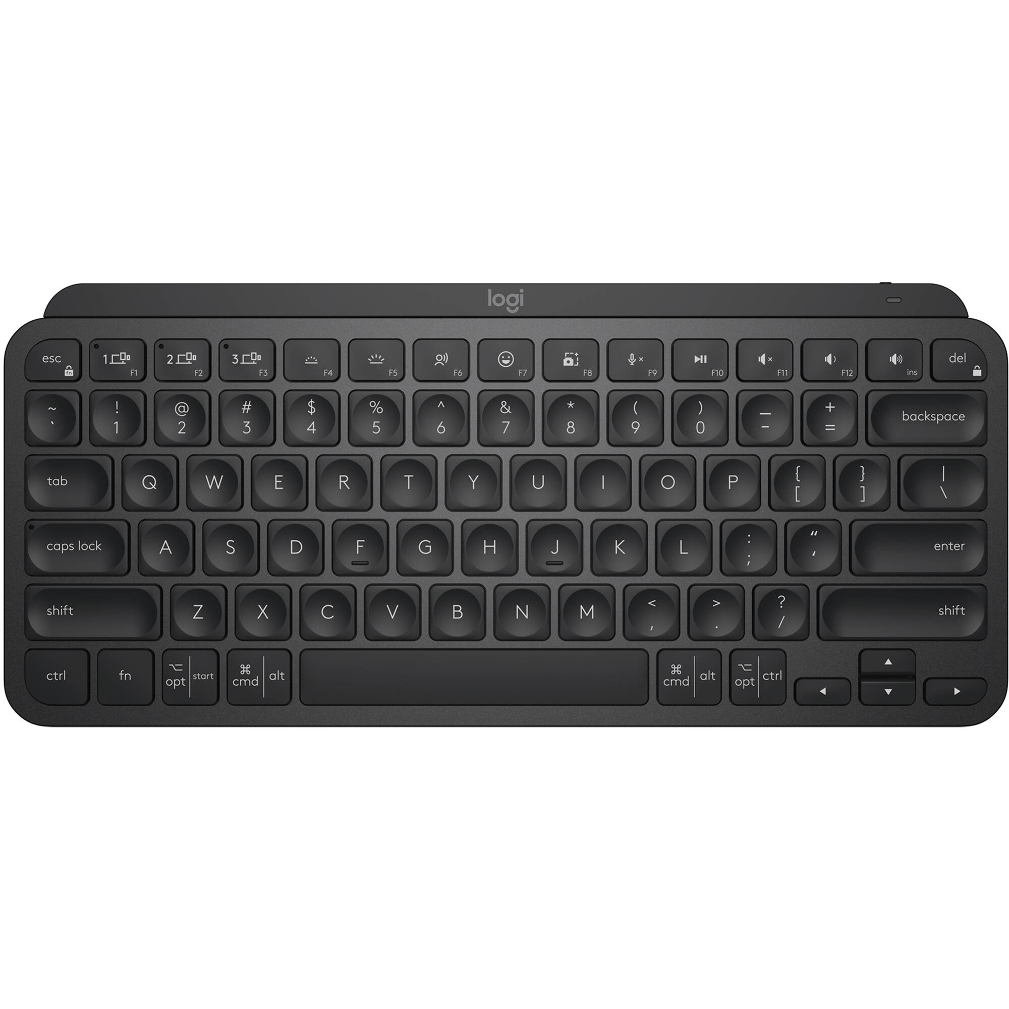 Logitech MX Keys Mini Bluetooth Backlit Ergonomic Keyboard - Black - E