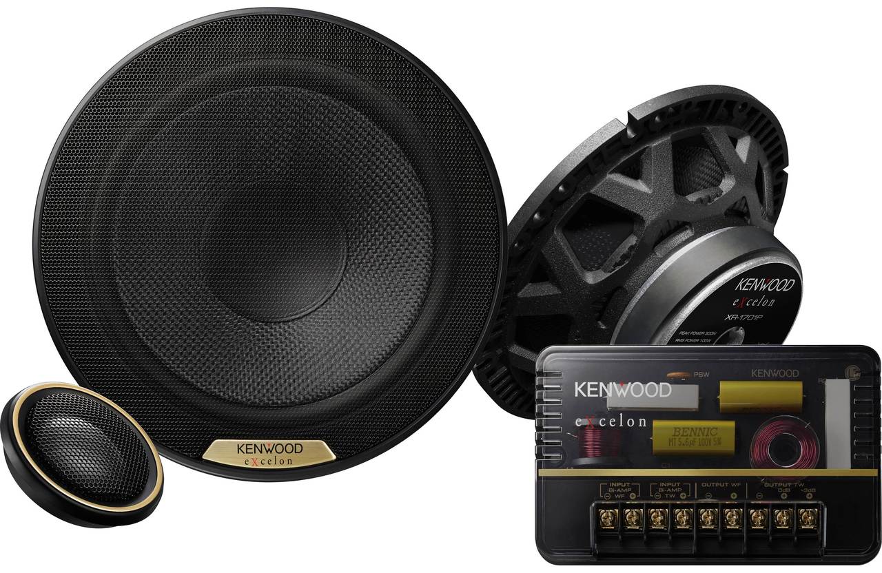 Kenwood Excelon XR1801P Oversized 7" Component Speakers System