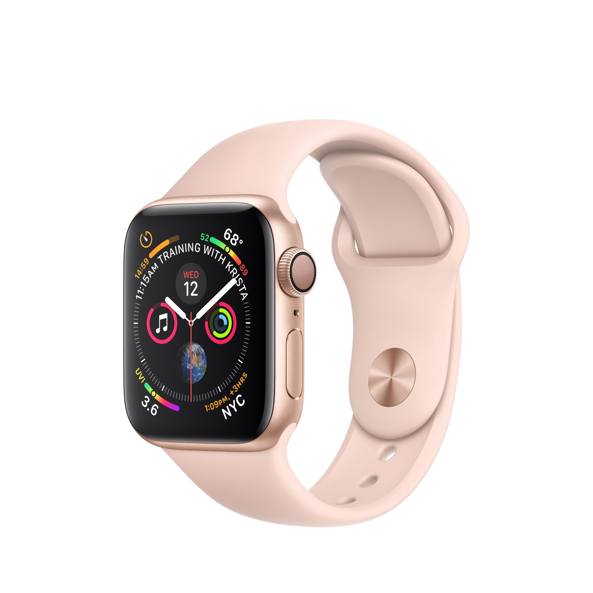 Apple Watch Series 5 (GPS+Cell) 44mm Gold Aluminum w/ Pink 