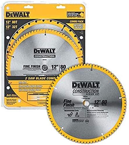 Dewalt 2 saw discount blade combo pack