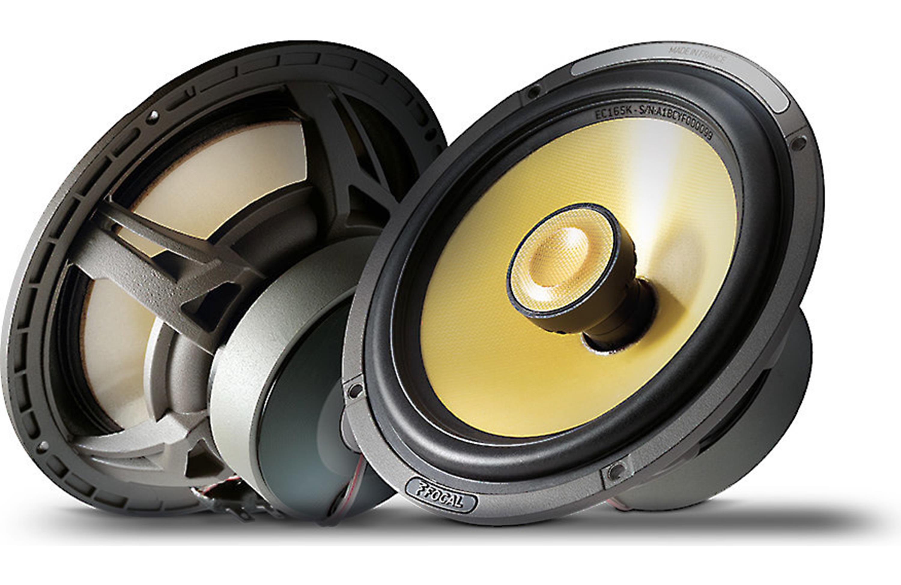 FOCAL 61/2'' (16,5CM) TWO-WAY COAXIAL SPEAKERS (PC-165)
