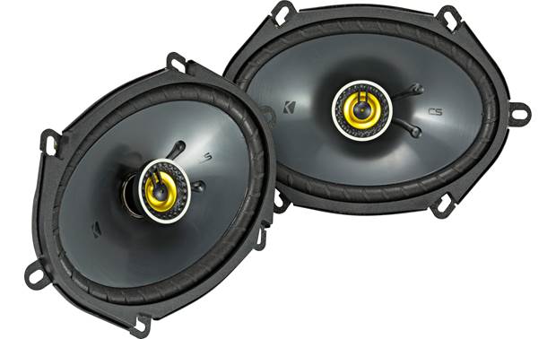 Kicker 46CSC684 CSC68 6x8-Inch (160x200mm) Coaxial Speakers, 4Ω