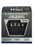 Wirez IS-20 Signature Series 20' Twisted Pair Interconnect