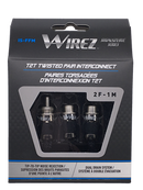 Wirez Signature Series IS-FFM Male to Two Feale Y Cable