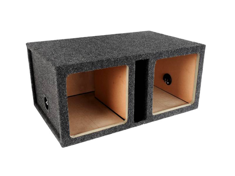 Atrend 10KDV 10" Dual Vented Subwoofer Enclosure Designed for Kicker Solo-Baric L5 and L7 Subwoofers