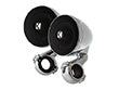 Kicker PSM 3-Inch Weather-Proof Enclosed Mini System, Chrome,2-Ohm (47PSM32)