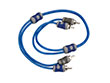 Kicker K-Series 2-ch RCA Interconnect, 0.5m, 18 inch, RoHS Compliant (46KI205)