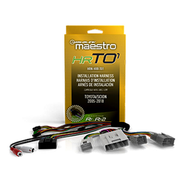 iDatalink HRN-HRR-TO1 Connect a new car stereo and retain steering wheel controls and factory amp in select Toyota-made vehicles