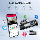 LINGDU LD06 5K Dash Cam – 4K Front + 2K Rear Dual Camera with GPS, 5G WiFi & Voice Control
