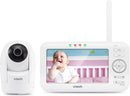 VTech VM5262 5" Color LCD Digital Video Baby Monitor with Long Range, 360 Degree Pan & Tilt Camera, Automatic Night Vision, Temperature Sensor