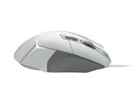 Logitech G502 X Wired Gaming Mouse - LIGHTFORCE Hybrid Optical-Mechanical Primary switches, Hero 25K Gaming Sensor, Compatible with PC - macOS/Windows - White ( Open Box )