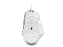 Logitech G502 X Wired Gaming Mouse - LIGHTFORCE Hybrid Optical-Mechanical Primary switches, Hero 25K Gaming Sensor, Compatible with PC - macOS/Windows - White ( Open Box )