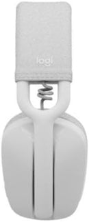 Logitech Zone Vibe 100 Wireless Over Ear Headset with Noise Canceling Microphone - White