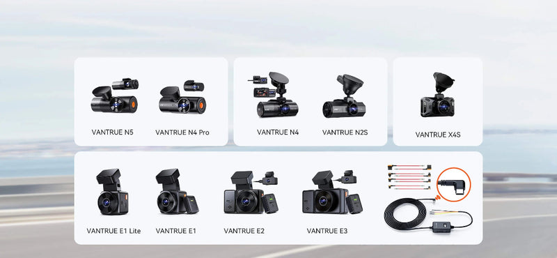 Vantrue VP05 - Direct Power Cable with Display Voltage Check and Low-Voltage Protection