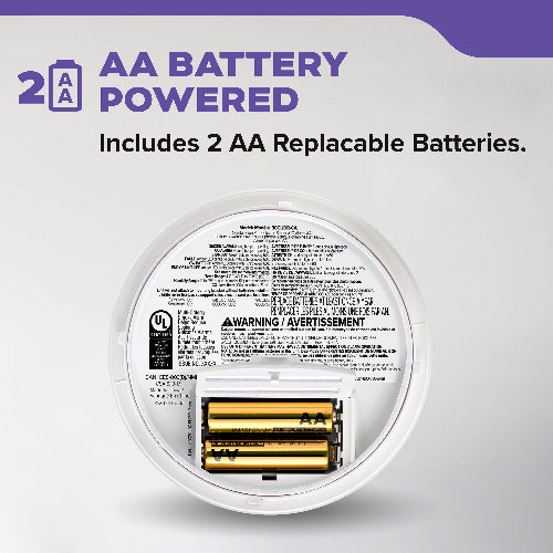 Kidde DETECT Combination Smoke & Carbon Monoxide Alarm, Hardwired with AA Backup Battery and Voice Alerts 30CUAR-VCA