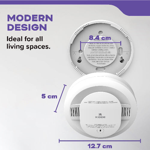 Kidde DETECT Combination Smoke & Carbon Monoxide Alarm, Hardwired with AA Backup Battery and Voice Alerts 30CUAR-VCA