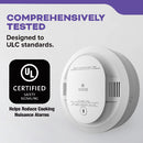 Kidde DETECT Combination Smoke & Carbon Monoxide Alarm, Hardwired with AA Backup Battery and Voice Alerts 30CUAR-VCA