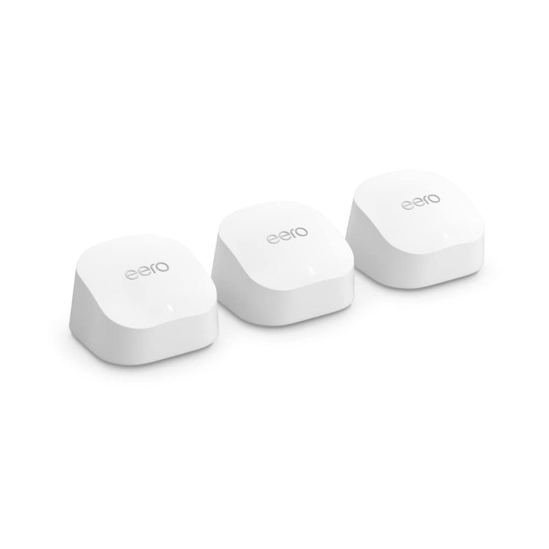 eero 6+ Dual-Band Whole Home Mesh Wi-Fi 6 System (R010312) - 3 Pack