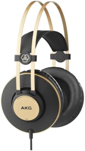 AKG K92 Over-Ear, Closed-Back, Studio Headphones - Matte Black/Gold