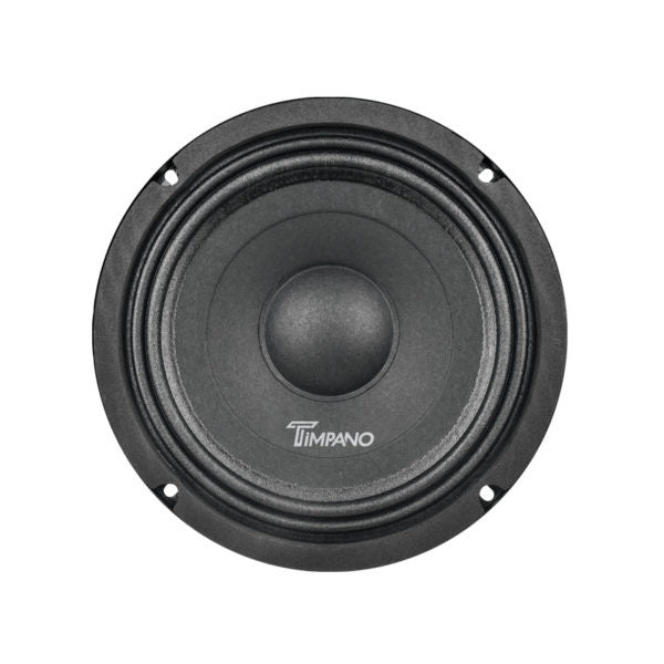 2x Timpano TPT-MB8-4 SLIM 8-Inch Shallow Mount Car Speakers - 1400W Max, 4 Ohm, 230W RMS, Midbass
