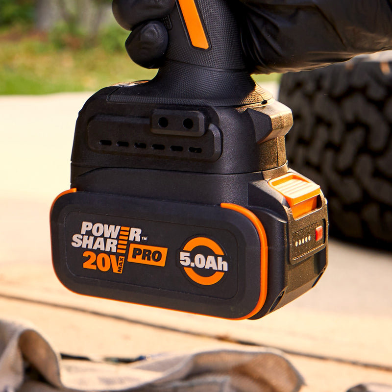 Worx 5.0Ah Battery Power Share Pro 20V Max - WA3675