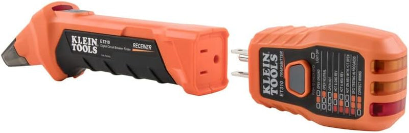 Klein Tools ET310 Circuit Breaker Finder with GFCI Tester – Digital Tracer Kit