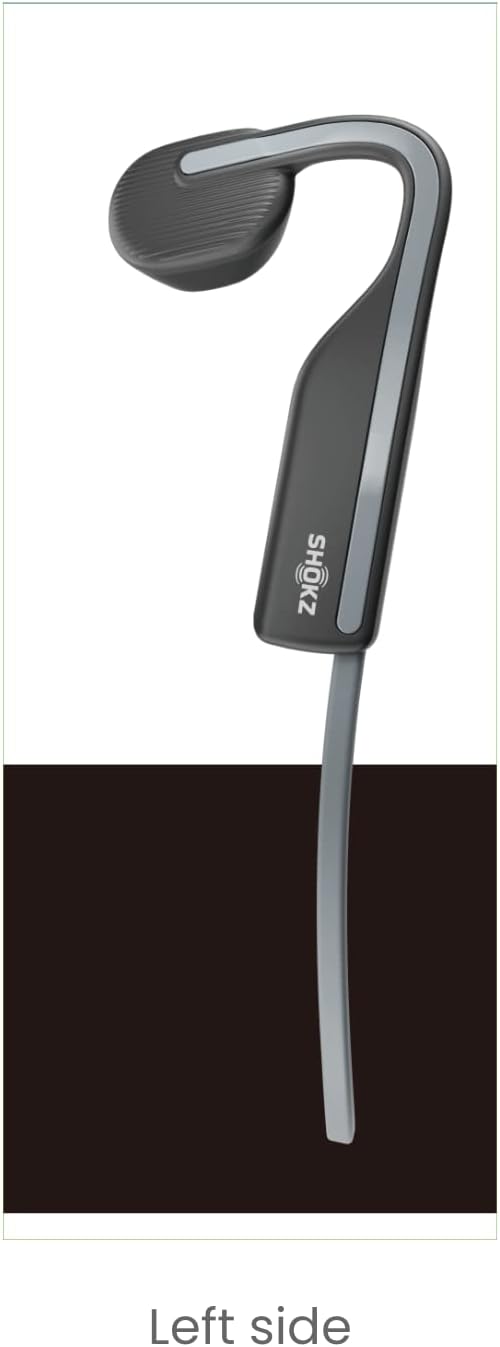 Shokz OpenMove Bone Conduction Open-Ear Bluetooth Headphones - Grey