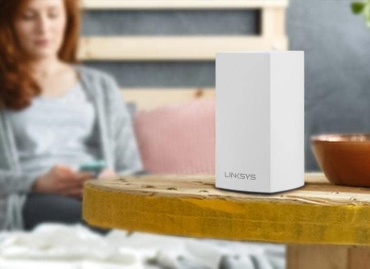 Linksys Velop Dual-Band AC1300 Whole Home WiFi Intelligent Mesh System (WHW0103-CA), 3-Pack