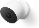 Google Nest Cam (Battery) Wire-Free Indoor/Outdoor Security Camera - White