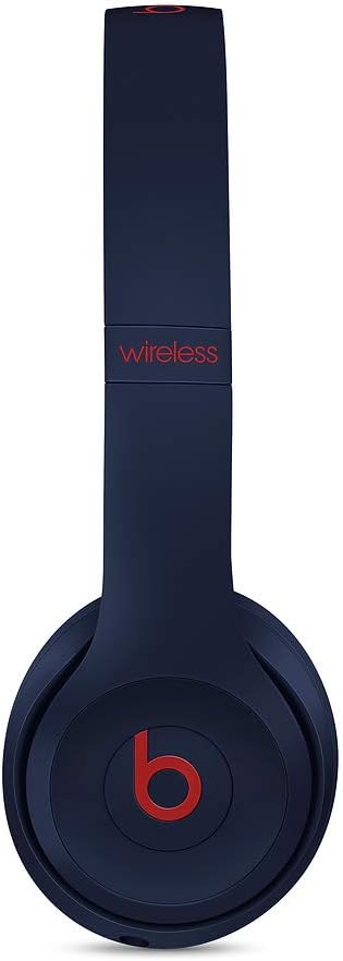 Beats Solo3 Wireless On-Ear Headphones - Apple W1 Headphone Chip, Class 1 Bluetooth, 40 Hours of Listening Time, Built-in Microphone - Club Navy - MV8W2LL/A