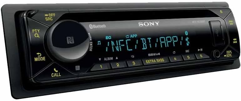 Sony MEX-N5300BT Car Stereo Single DIN Radio with Bluetooth, CD Player, USB/Aux