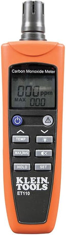 Klein Tools ET110 Carbon Monoxide Meter – Digital CO Detector with Backlit Display