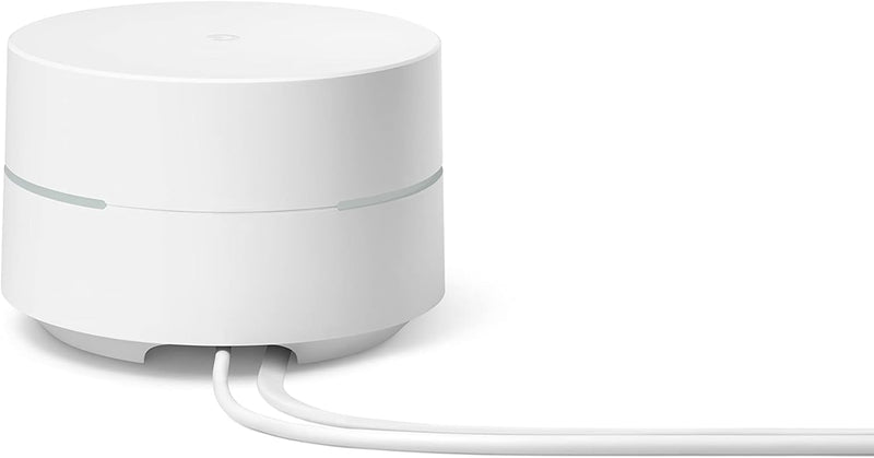 Google WiFi AC1200 Wireless Dual-Band Gigabit Mesh Wi-Fi Router (Snow, 3-Pack GA02434-CA)