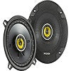 Kicker 46CSC54 CSC5 5.25-Inch (130mm) Coaxial Speakers, 4Ω - Bass Electronics