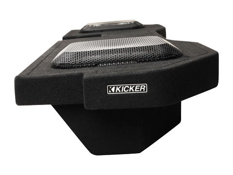 Kicker 51KRDL7T102 Kicker 10" L7T Custom Fit 2-Ohm Dual (25cm) Subwoofer in Down Firing Enclosure, 1000w for Ford F-150