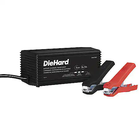 DieHard 2-Amp 6-Volt/12-Volt Automotive Battery Charger & Maintainer, Fully Automatic  DH0159