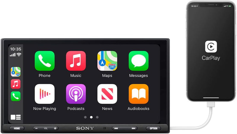 Sony XAV-AX5600 7-Inch Multimedia Receiver with Apple CarPlay/Android Auto and HDMI Video Input