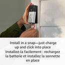 Ring Battery Doorbell — Head-to-Toe Video, Live View with Two-Way Talk, and Motion Detection & Alerts (2024 release), Satin Nickel