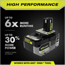 Batterie lithium-ion haute performance ONE+ 18 V 6,0 Ah PBP007 