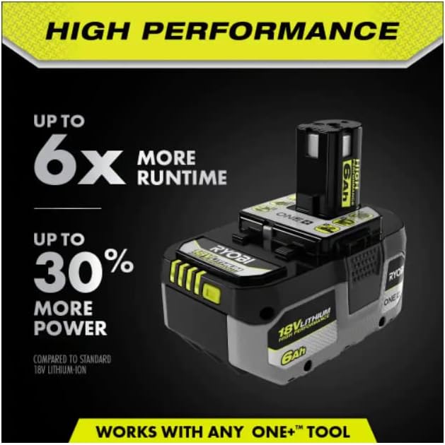 ONE+ 18V 6.0 Ah Lithium-Ion HIGH Performance Battery PBP007