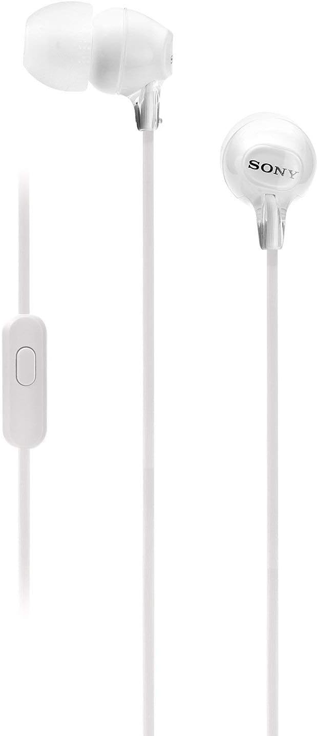 Sony MDREX15AP/W In-Ear Headphone for Smartphone - White