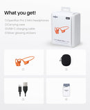 Shokz OpenRun Pro 2 Mini Bone Conduction Open-Ear Bluetooth Headphones - Orange