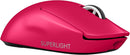Logitech G PRO X Superlight 2 44000 DPI 8K Polling Wireless HERO 2 Sensor 60g Pro-Grade Mouse - Magenta