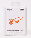 Shokz OpenRun Pro 2 Mini Bone Conduction Open-Ear Bluetooth Headphones - Orange