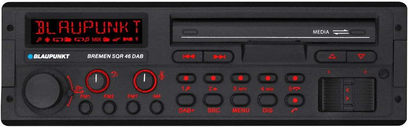 Blaupunkt BREMENSQR46DAB SDin Mechless Receiver (USB / AUX / SD / Bluetooth)