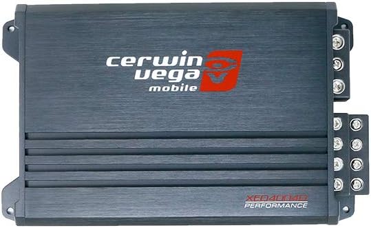 Cerwin Vega XED4004D XED Series Class-D 4-Channel Amplifier - 400W Max