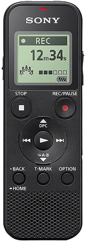 Sony ICD-PX370 Mono Digital Voice Recorder with Built-In USB Voice Recorder,black OPEN BOX