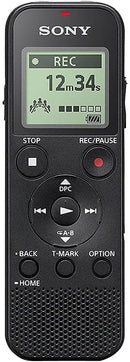 Sony ICD-PX370 Mono Digital Voice Recorder with Built-In USB Voice Recorder, Black